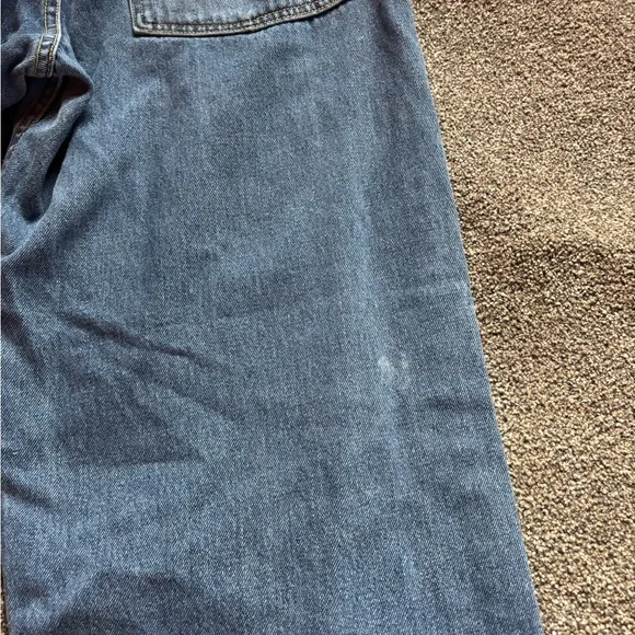 Vintage Y2K baggy hip hop men’s Sz 33x32 Levi’s silver tabmen’s blue denim Jeans